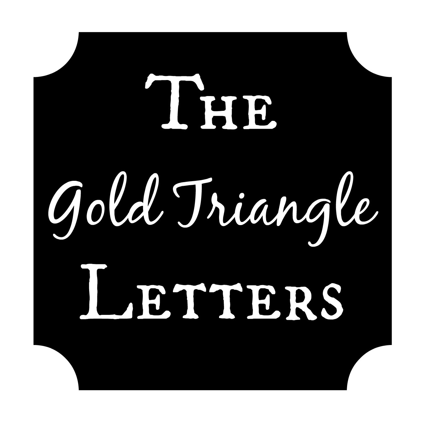 Gold Triangle Letters