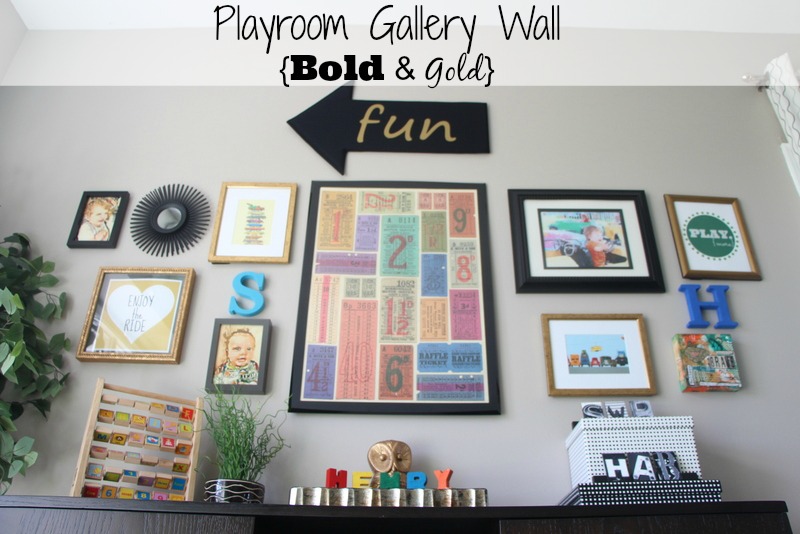 Playroom Gallery wall
