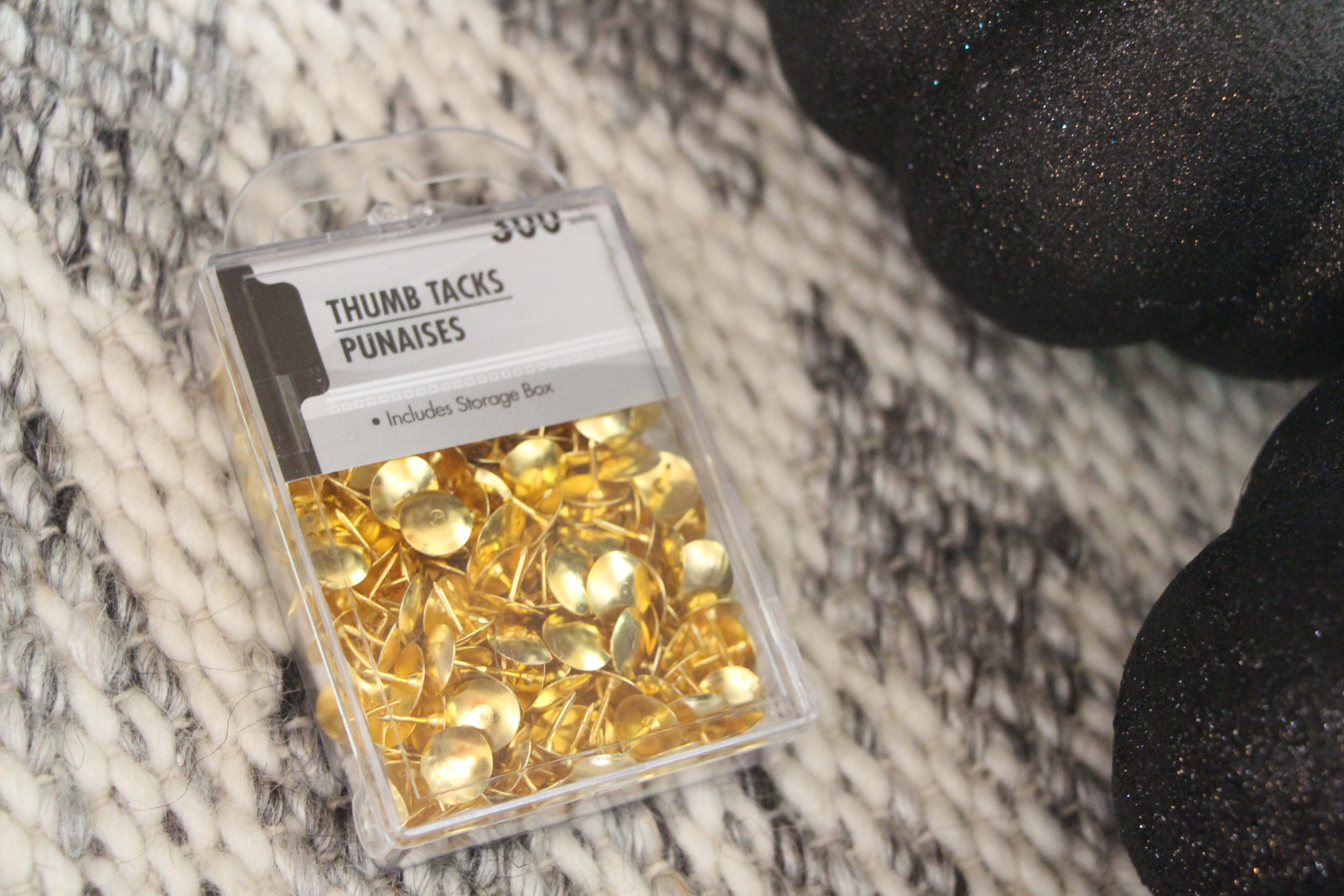 DIY Gold Studded Pumpkins with Dollar Store Supplies