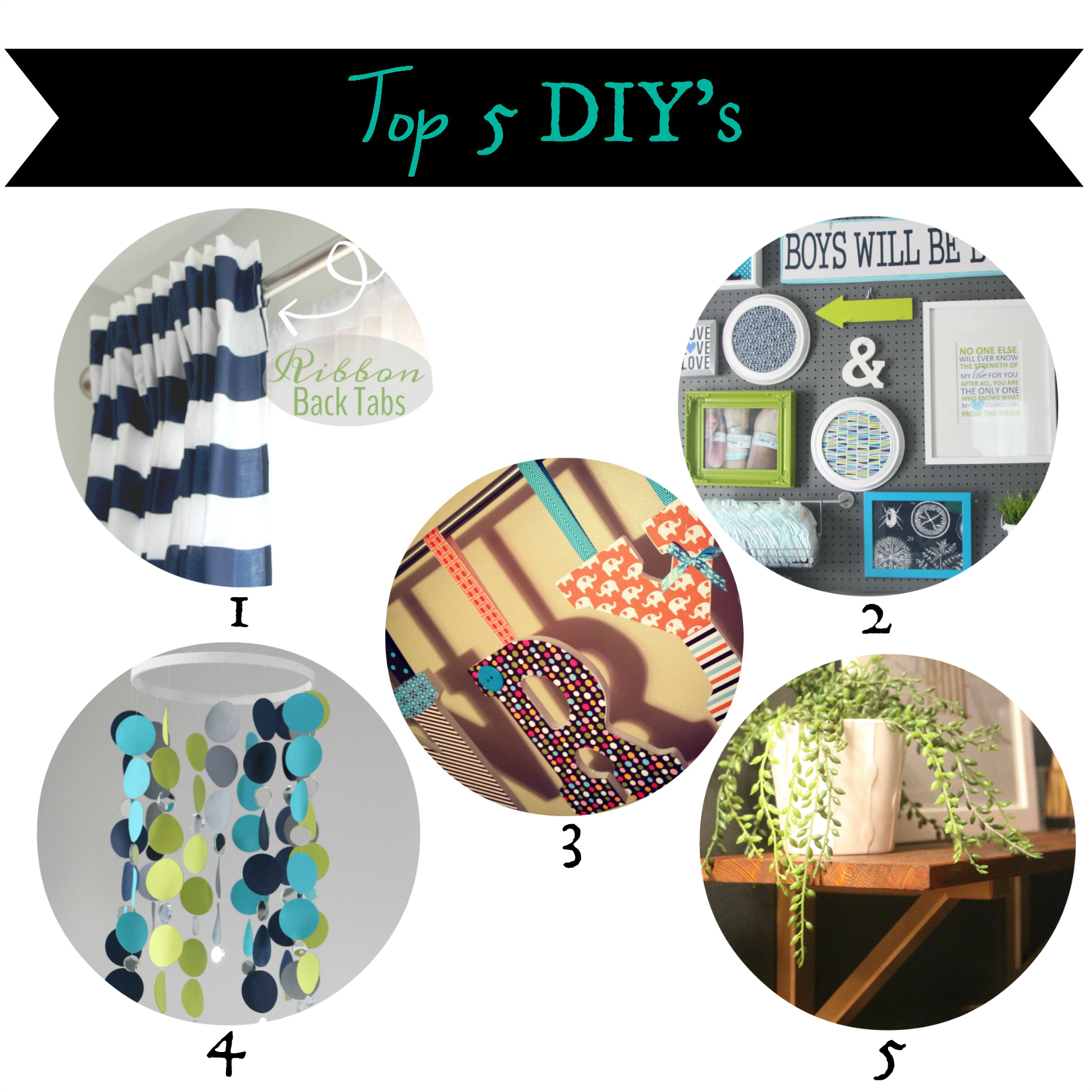 Top 5 DIY's of 2014 - this is our bliss