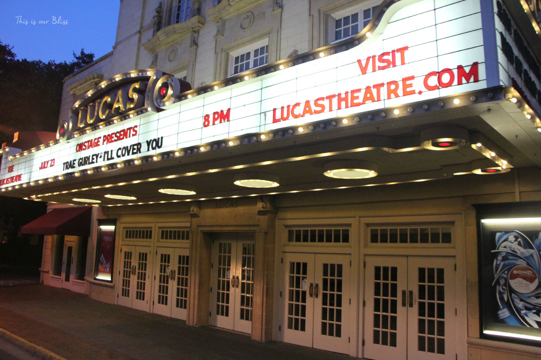 Historic Lucas Theater - Savannah GA - This is our Bliss
